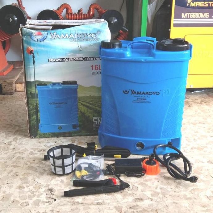```````] Sprayer Elektrik Yamakoyo 16L Tangki Semprot Elektrik