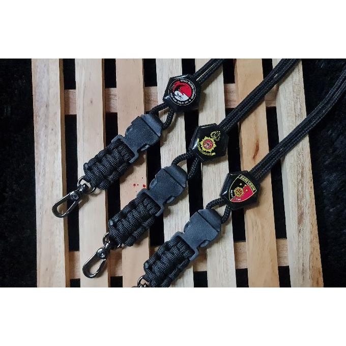 

Tali Gantungan Id Card Costum Logo Angkatan Polri Tni Polisi Lanyard Tempat Kartu Holder