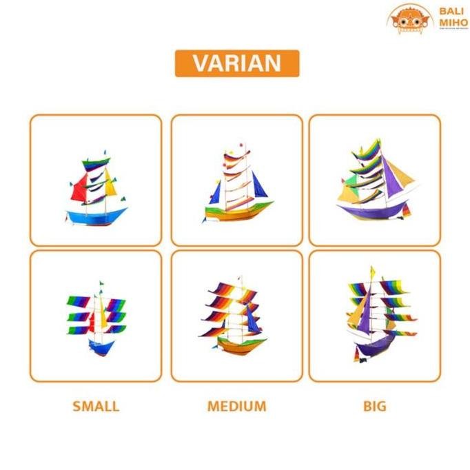 Layangan Kapal - Layangan Motif Kapal - Kapal Terbang - Layangan Unik - Laut Terbang Kualitas Terbai