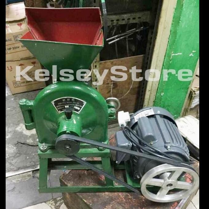 ] MESIN SELEP GILING GILINGAN TEPUNG FFC15 + dinamo listrik 1 HP FFC 15
