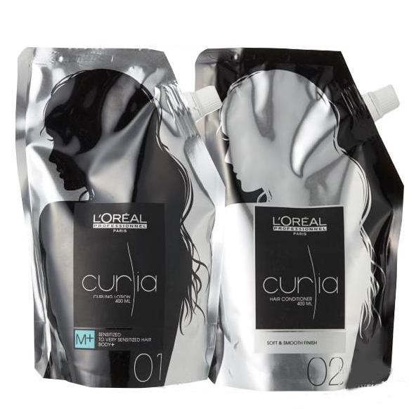 Loreal Curlia Obat Kriting Rambut L'Oreal Obat Keriting 1 Set - 400Ml