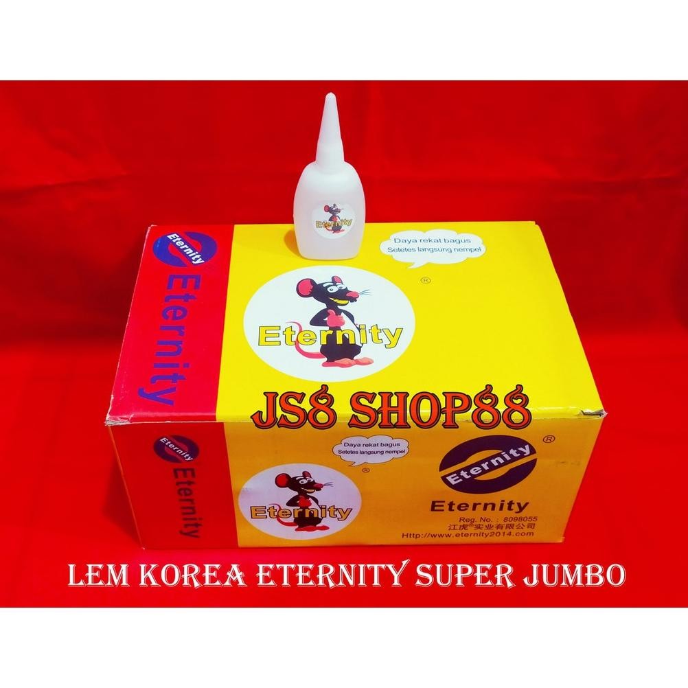 

ETERNITY SUPER JUMBO ISI 5 PCS TIKUS LEM KOREA SETAN POWER GLUE ALTECO 40GR