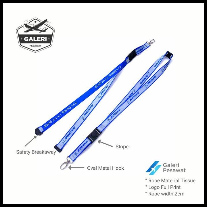 

Lanyard Gantungan Tali ID Card Boeing - If it's boeing, i'm not going!