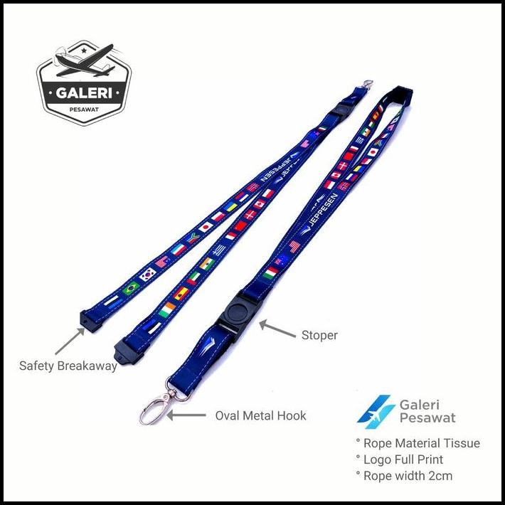 

Lanyard Gantungan Tali ID Card JEPPESEN