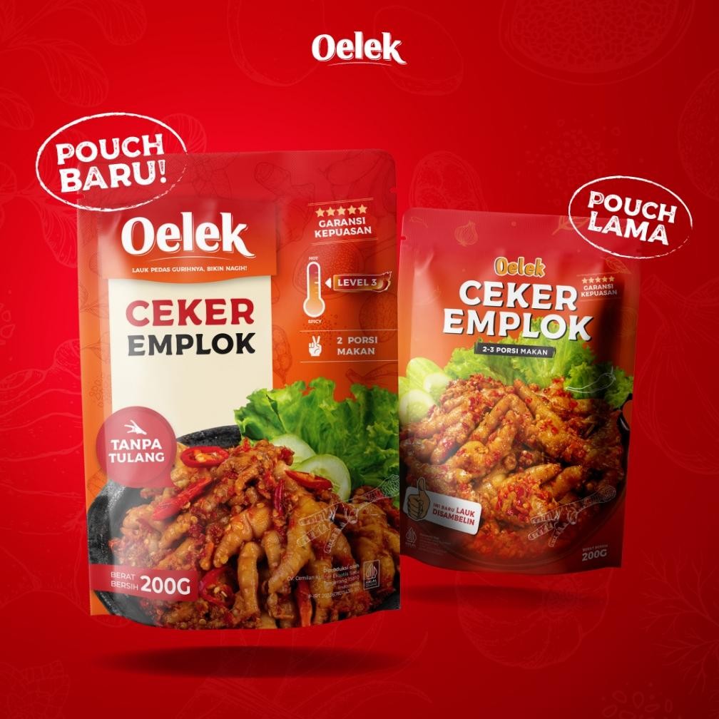 

[DAPAT ALL VARIAN] Oelek Paket Cobain Dulu Lauk Ukuran Kecil 100gr / Iga Emplok / Ayam Kecomng / Cakalang Balado / Cumi Cabe Ijo / Ceker Emplok / Lauk Siap Saji / Halal