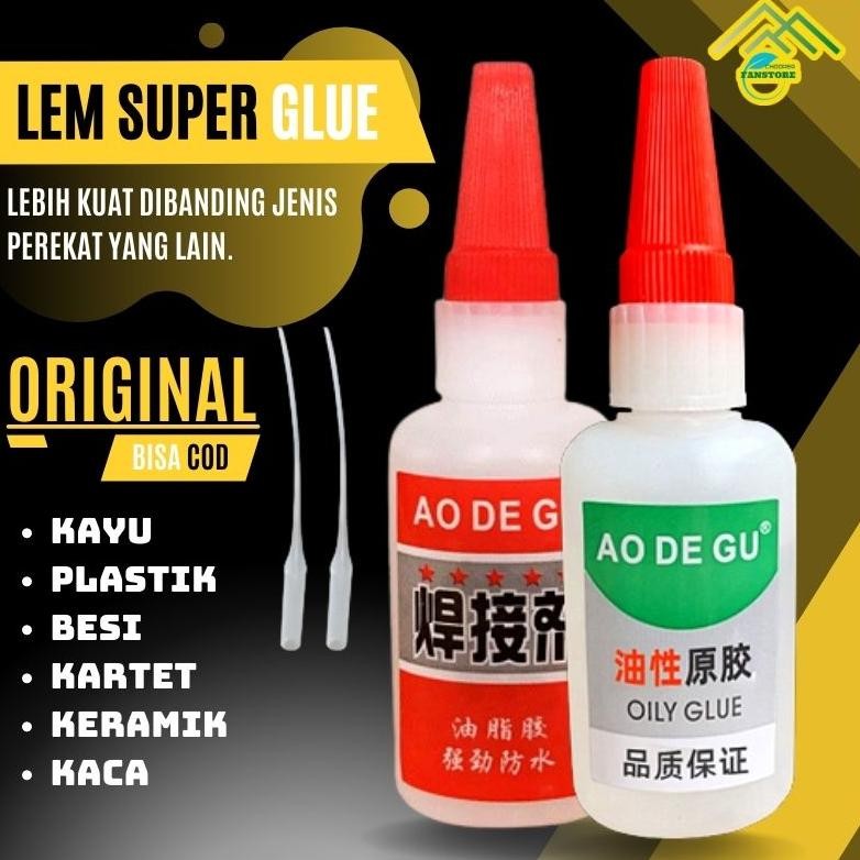 

Lem Super Glue 50gr Perekat Kuat Lem Korea Sepatu Sandal Lem Setan CP38