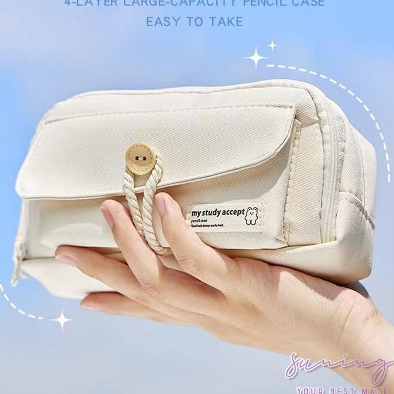 

Pencilcase/Pouch/Kotak Pensil Tempat pensil berkapasitas besar 2024 New Design-Suning Mall