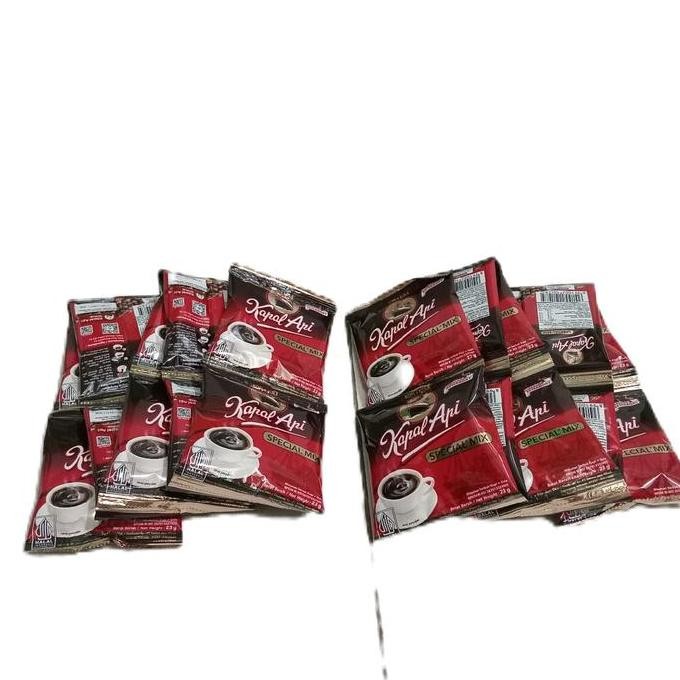 

baru paket 2 renteng kopi kapal api special mix @23gr - kopi instan plus gula sachet