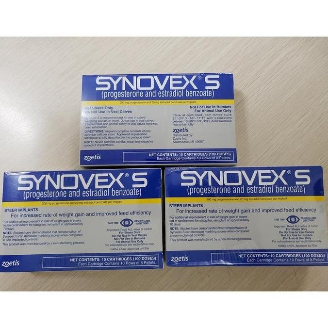 Synovex S Zoetis -Utk Jantan Sapi- Co