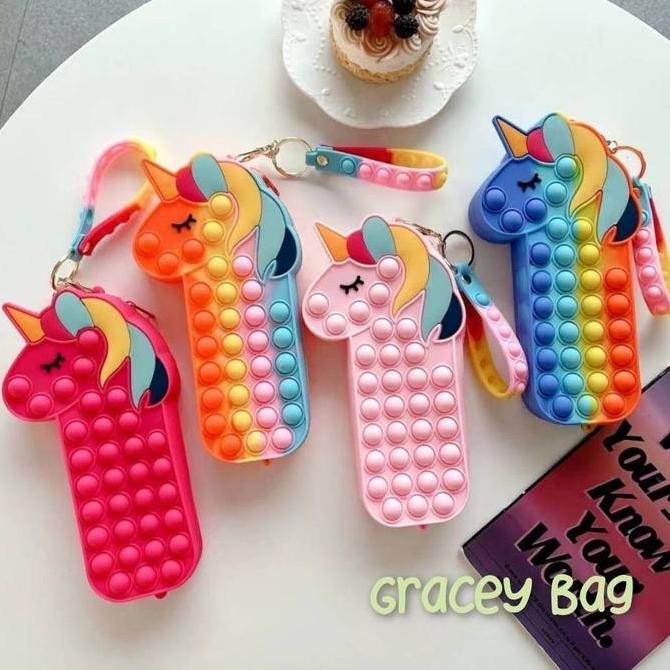 

Baru Tempat Pensil Pop It Jelly Lucu Import Karakter Anak Cewek Kawaii