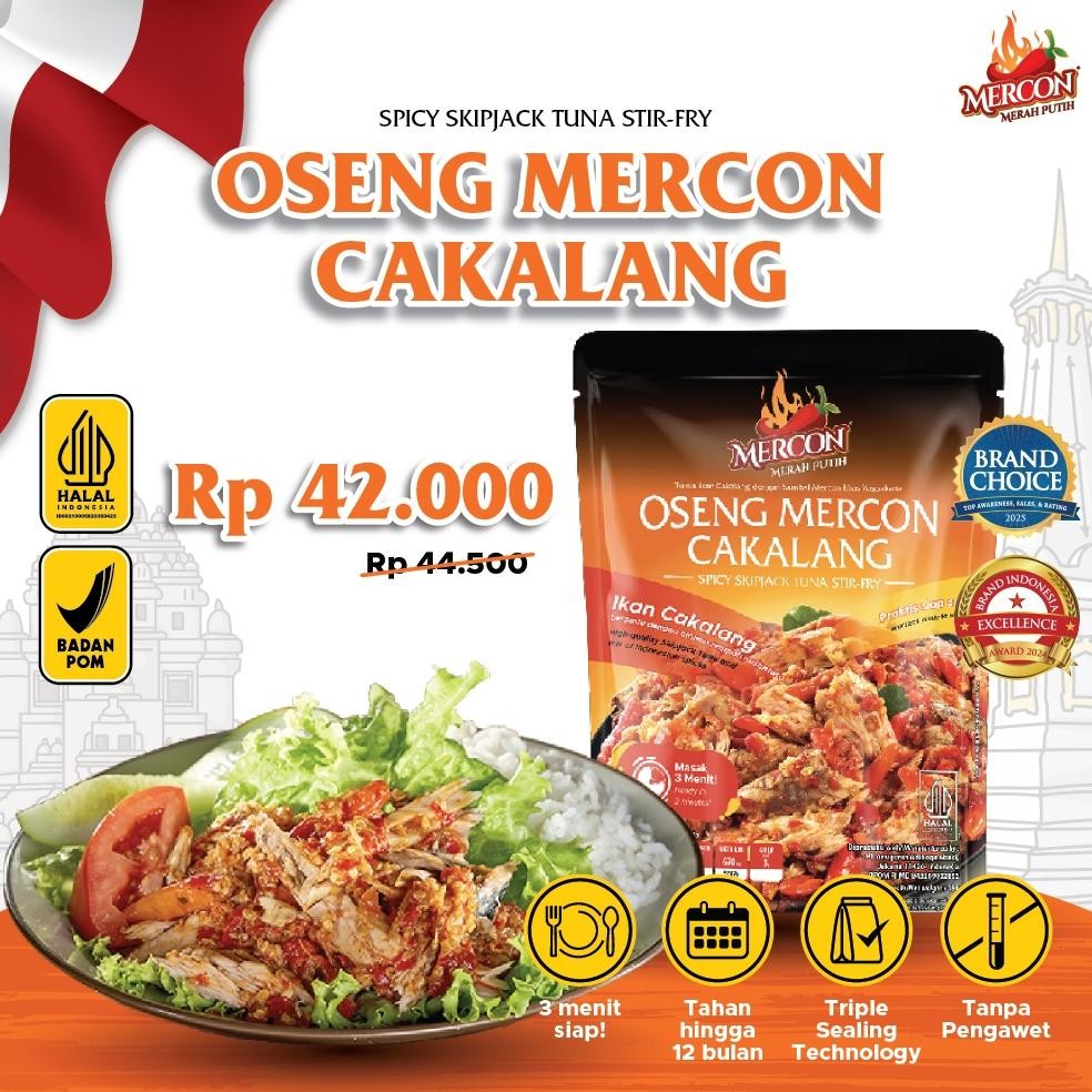 

Mercon Merah Putih - Satuan || Oseng Mercon Cakalang