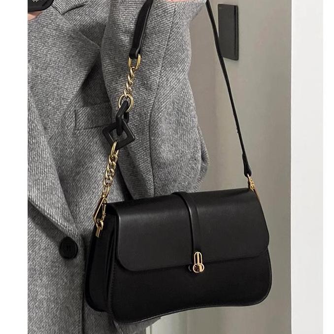 

Baru Tas Selempang Mini Rantai Kulit Pu Vintage Cewek Stylish Muat Hp