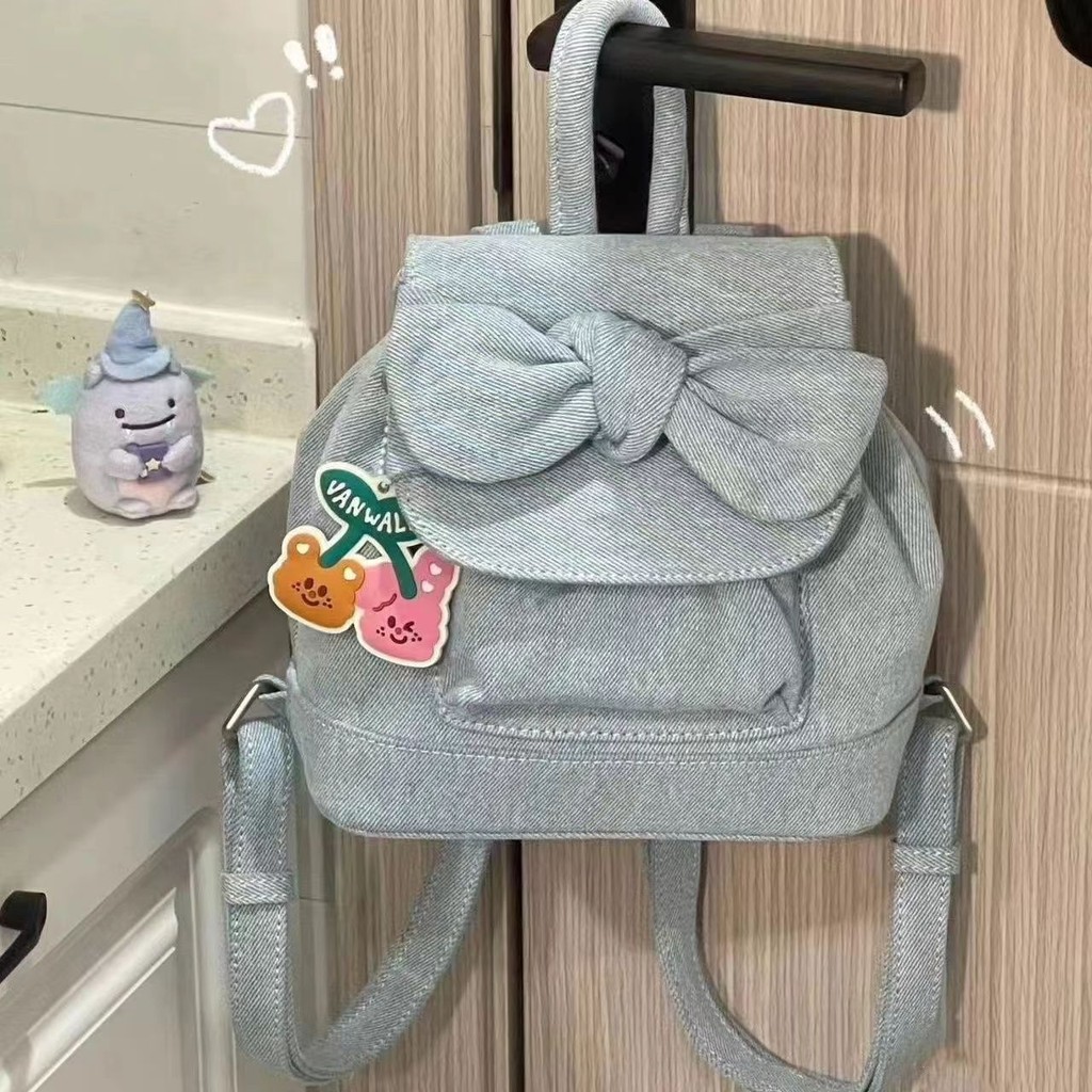 TasBagus CODRansel Komuter Serbaguna Desain Kecil Untuk Wanita Bepergian Ransel Kecil Tas Pita Kelas
