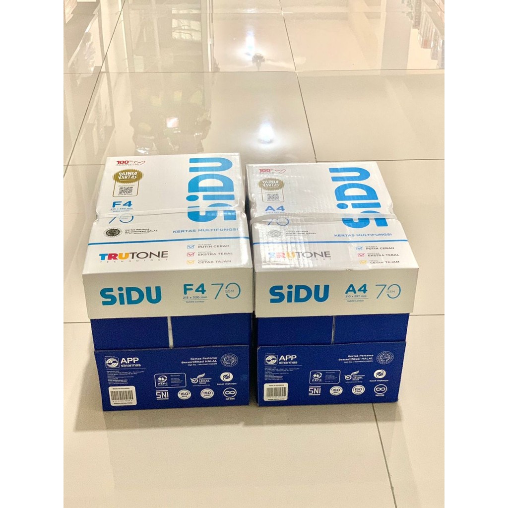 Kertas Hvs Sidu F4 / A4 70 gram
