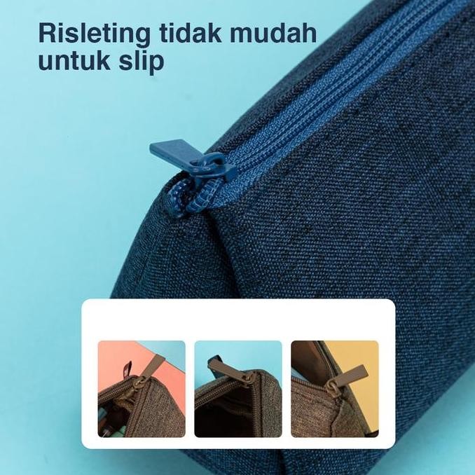 

Baru Deli Pencil Pouch 670Xx - Tempat Pensil Simple Kapasitas Besar Stationery Dewasa