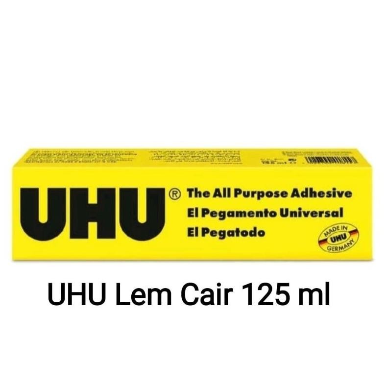 

Lem Cair Serbaguna UHU 40815 All Purpose Glue Adhesive 125 ml