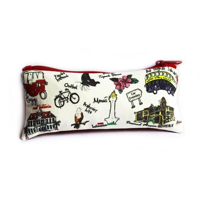 

Baru Souvenir Tempat Pensil Kanvas Pcf - Desain Ikon Khas Jakarta