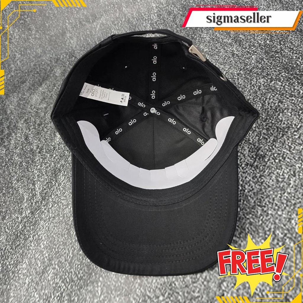Topi Alo Yoga Classic Baseball Cap Unisex / Topi Jogging / Topi Fitness / Topi Yoga / Topi Kasual / 