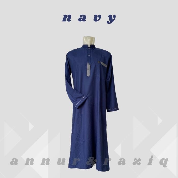 Gki Jubah/ Gamis Muslim Pria Dewasa Model Terbaru-Annur&Raziq