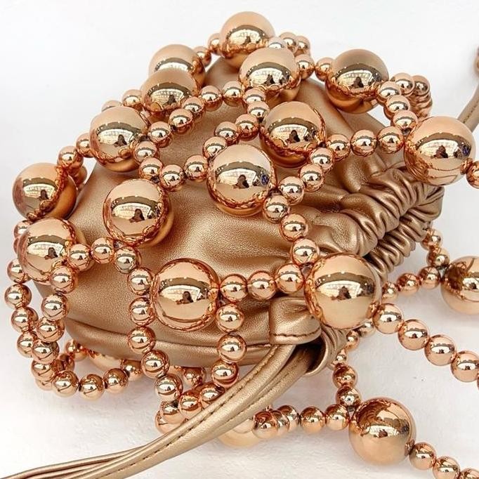 

Baru Tas Pesta Wanita Mini Bucket Serut Premium 227 - Shoulder Bag Elegan Berongga