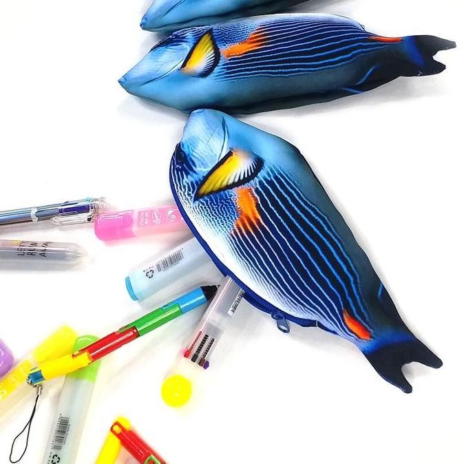 

Baru Tempat Pensil Unik Ikan Botana Shrelo - Surgeonfish Acanthurus Lineatus Lucu