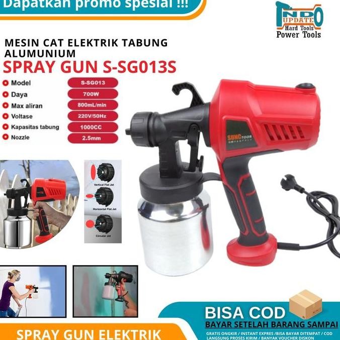 Alat Semprot Cat Bodi Pager Tembok Minyak Tiner Listrik