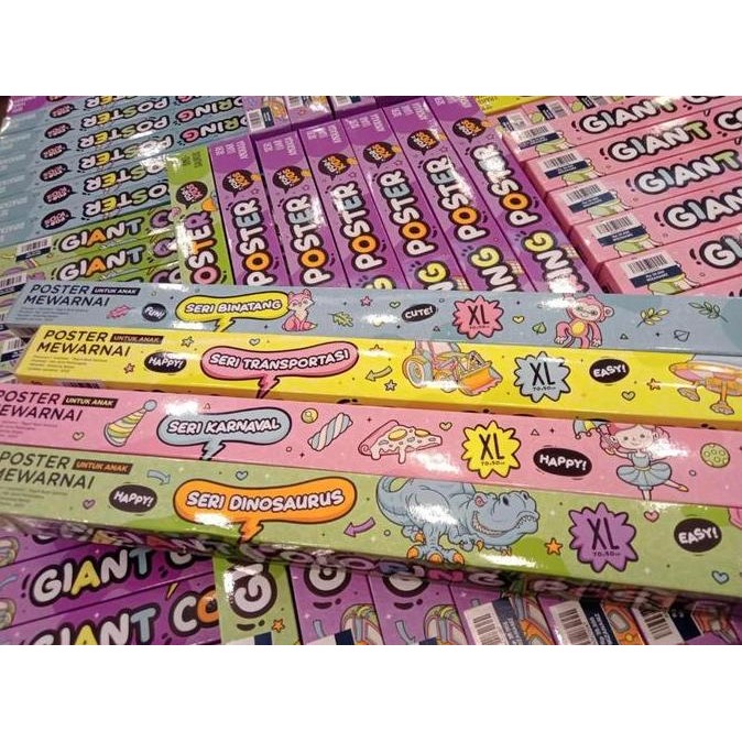 

Sale Poster Mewarnai Giant Coloring Poster Isi 3Lembar Uk 50X70Cm Wmo