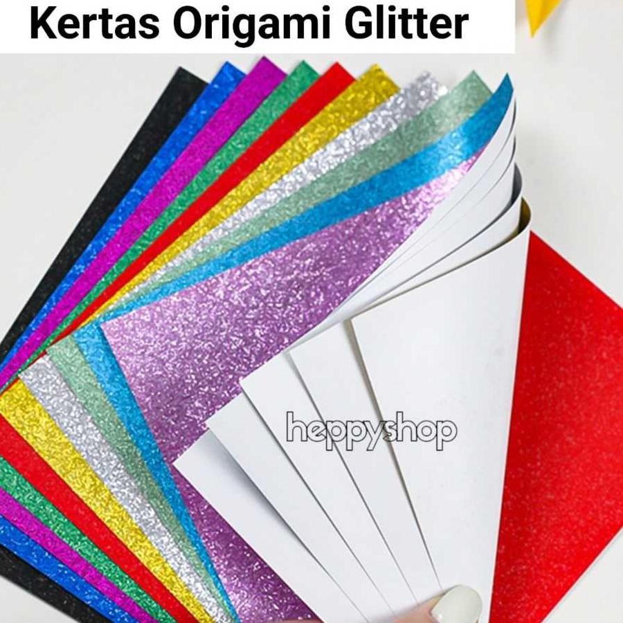 

KertasGamiGlitter Kertas Lipat Gliter
