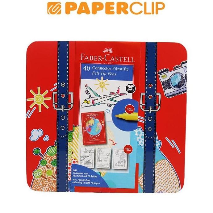 

TERLARIS - SPIDOL FABER CASTELL CONNECTOR TIN CASE 155535 40 COLOURS