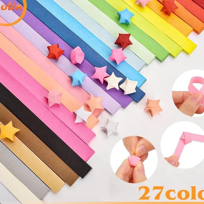 

1350Pcs Luy Star R Kertas Bintang Warna Warni Gami Bintang Star R