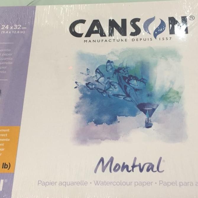 

Sale Canson Montval Watercolor Paper 24X32Cm 300 Gr. 12 Lembar