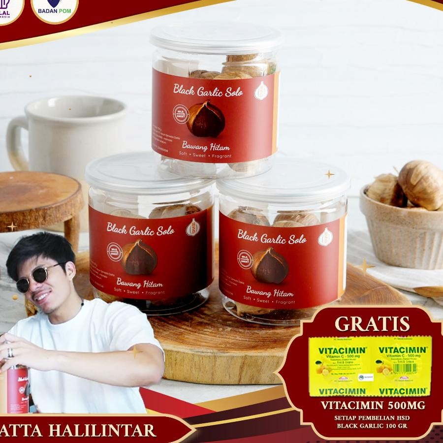 

3 Botol Hsd Bla Garlic Solo Bawang Hitam Tunggal 100 Gr