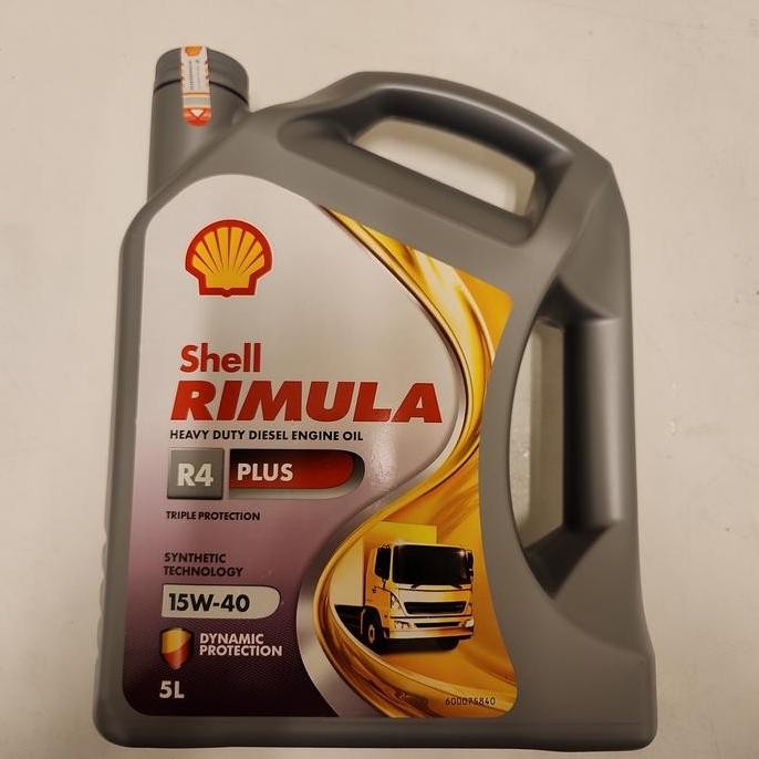BEBAS ONGKIR - Oli Mobil Diesel Genset Diesel Shell Rimula R4 Plus (5 Liter)