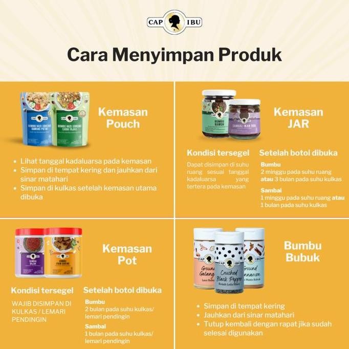 

[BUMBU BEST SELLER] CAP IBU Bumbu Best Seller Nasi Goreng dan Mie Goreng (210 gram) MM