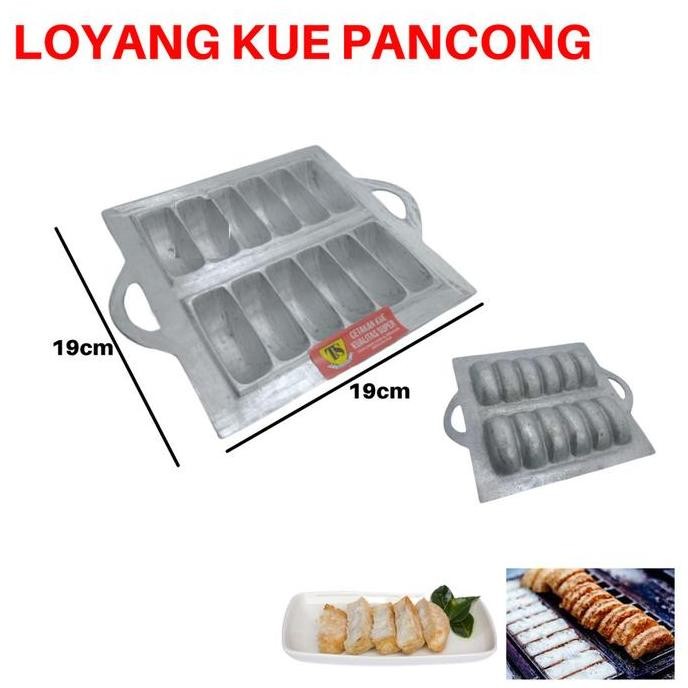 Loyang Kue Pancong Cetakkan Kue Pancong Pukis Rangi 12 Lubang