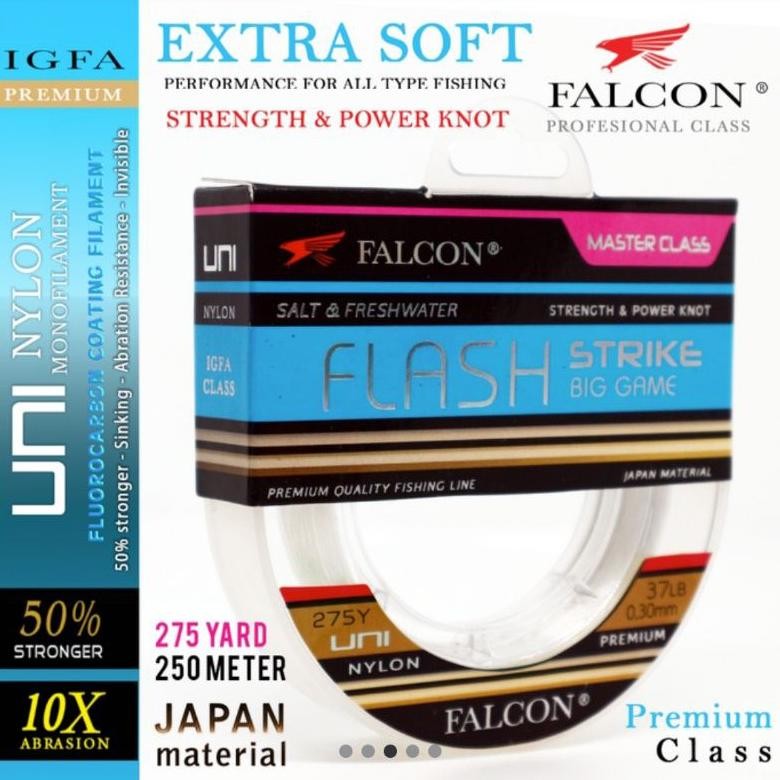 Senar Pancing Falcon Uni FLASH 275 Yards / 250 meter