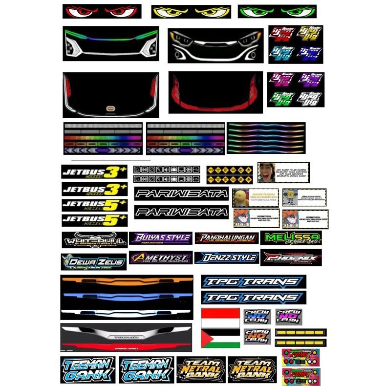 

Gd-5 Stiker Bus Miniatur Full Modifikasi V1 Bahan Vinyl