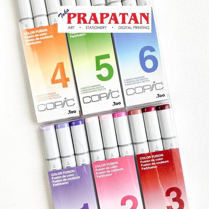 

NEW Copic Sketch Markers Too Set 3pcsColor Fusion
