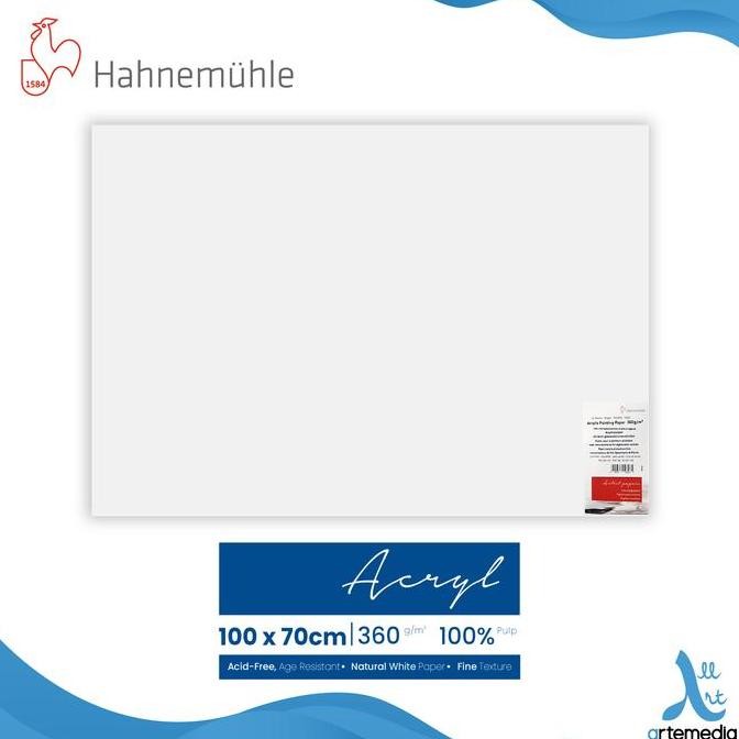 

BEBAS ONGKIR - Kertas Gambar Hahnemuhle Acrylic Paper 100x70cm Paper Sheet