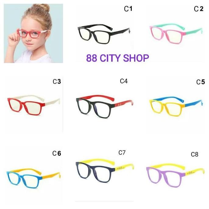 Kacamata Anak Anti Radiasi HP Komputer Laptop Tablet LCD TV Monitor BS