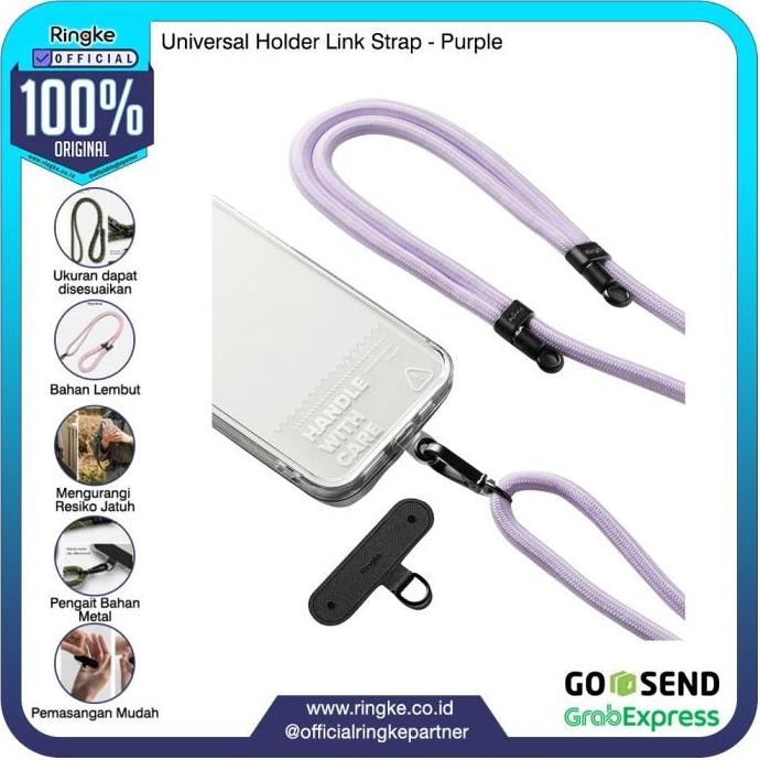 

Ringke Holder Link Strap Purple Sling Shoulder Neck Lanyard Gantungan