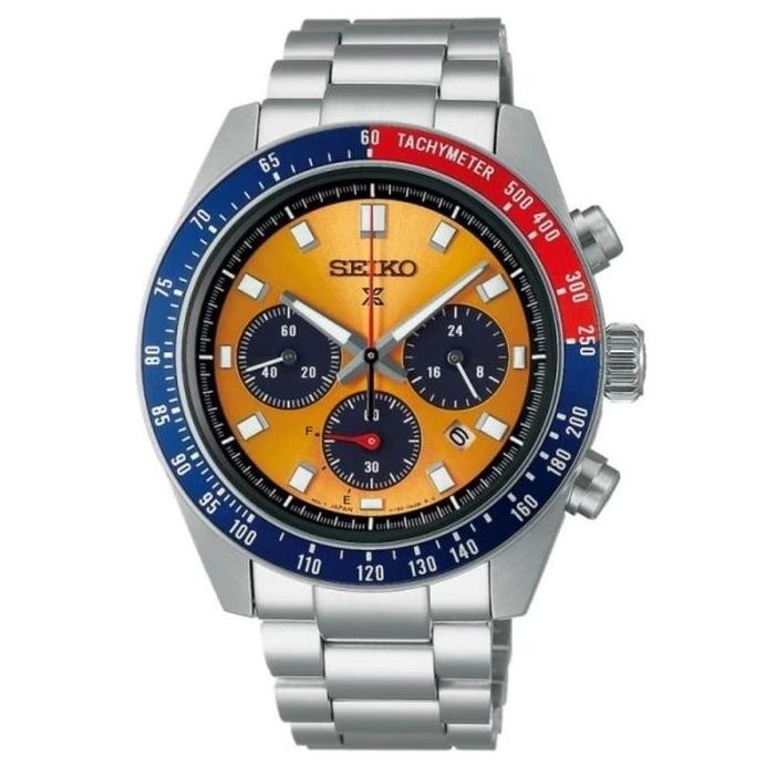 Baru Jam Tangan Seiko Prospex SSC947P1 "POGUE" Solar SpeedTimer Chronograph Orange Dial Water Resist