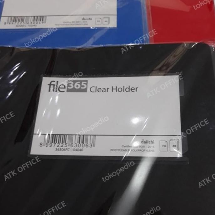 

New Clear holder 40 Daiichi Folio /Dokument keeper isi 40