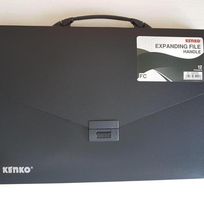 

New Map Bersekat / Expanding File Ukuran Folio KENKO Tas Handle - Alat Tulis Senang