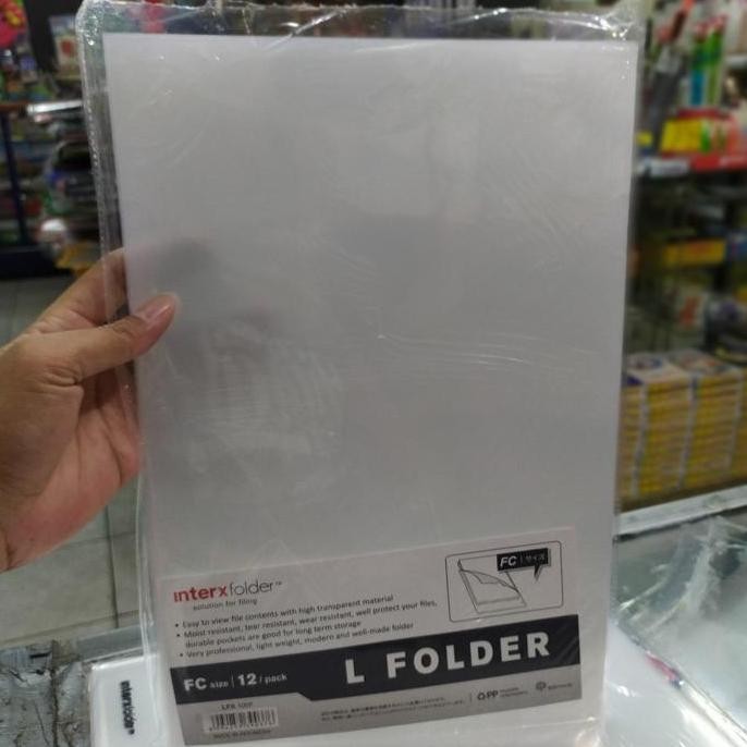 New map clear sleeves F4 interx folder