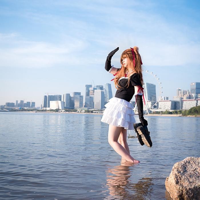 Cc-109 Kostum Cosplay Evangelion Asuka Lolita Dress Costume Anime