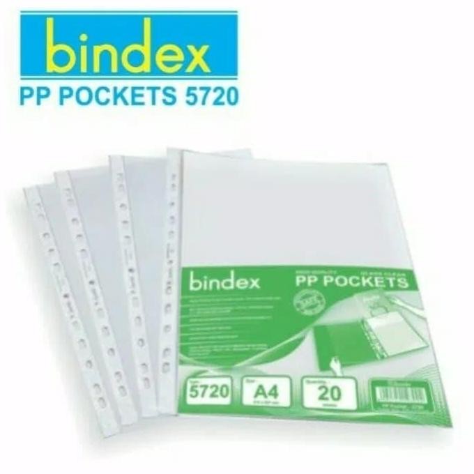 

New pp pocket bindex a4 5720 isi 20 lembar