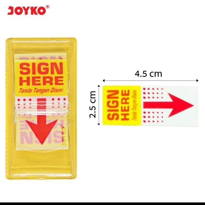 

New Sign Here Joyko IM 35 ( 1 box Isi 24 Pcs ) Pembatas Penanda IM 35