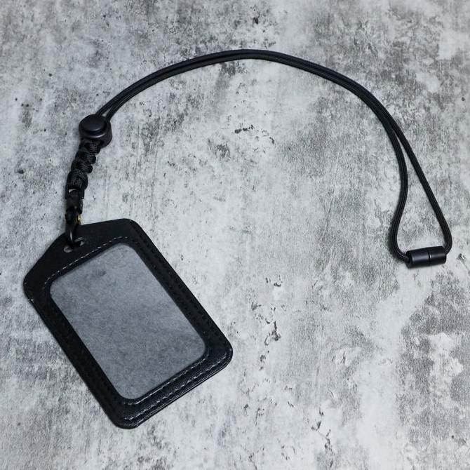 

New Lanyard ID Card Holder Gantungan Name Tag Tali Paracord Premium