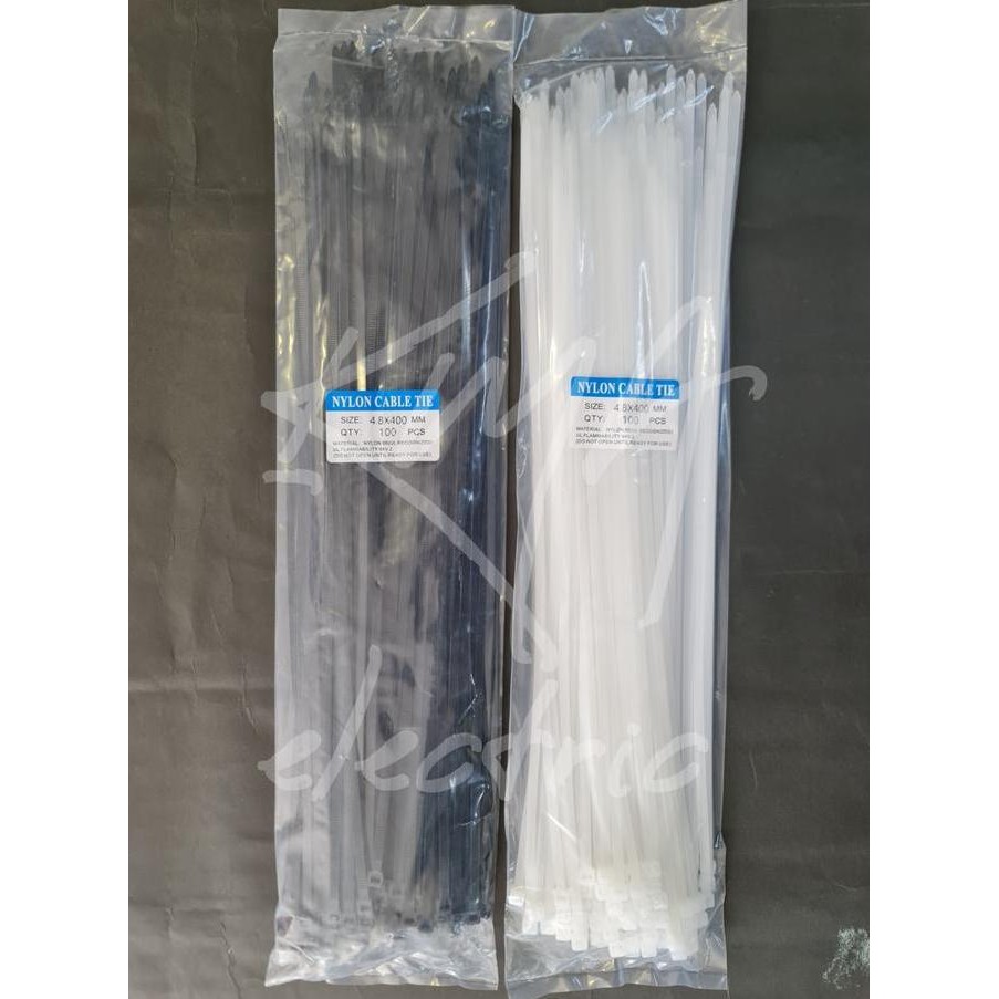 

New kabel ties polos 40cm (400mm x 4.8) (400mm x 7.6)